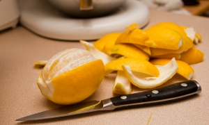 Remove citrus peels.